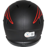 Christian Gonzalez Signed NE Patriots Eclipse Mini Helmet BAS 42809