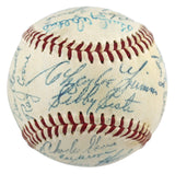 1954 Braves (23) Aaron, Mathews Signed Giles Onl Baseball Graded 7 PSA & JSA LOA