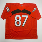 Autographed/Signed Reggie Wayne Miami Orange College Jersey Beckett BAS COA