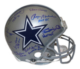 Dallas Cowboys Team Autographed SB XII Authentic VSR4 Helmet Beckett 34591