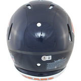 Devin Hester Autographed Chicago Bears Authentic Helmet Beckett Witness 51152