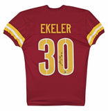 Austin Ekeler Signed Washington Commanders Pro Cut Jersey (Beckett) Running Back