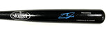 Brewers JACKSON CHOURIO Signed Louisville Slugger Black Bat AUTO - MLB AUTH