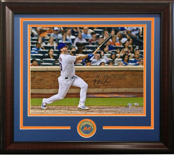 Pete Alonso signed 16x20 53rd HR Photo Framed Mets Coin Autograph Fanatics COA