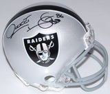 Raghib "Rocket" Ismail Signed Oakland Raiders Mini Helmet (MAB Hologram)