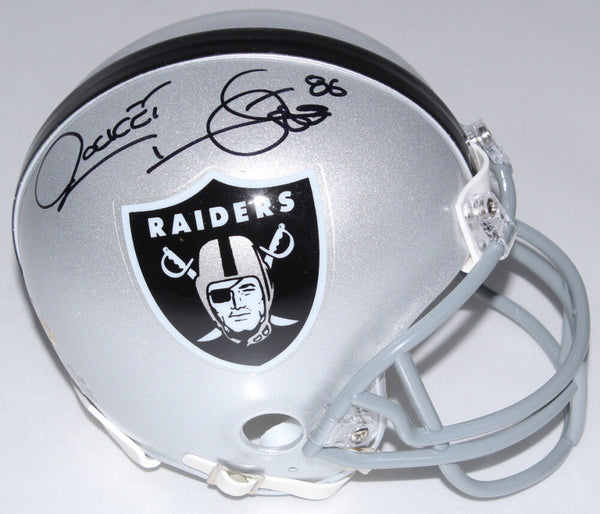 Raghib "Rocket" Ismail Signed Oakland Raiders Mini Helmet (MAB Hologram)