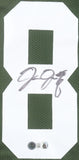 Josh Jacobs Green Bay Signed Green Football Jersey BAS
