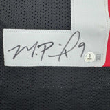 Autographed/Signed Michael Penix Jr. Atlanta Black Jersey Beckett BAS COA