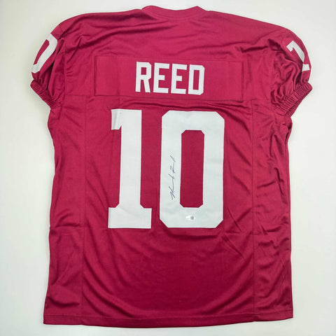 Autographed/Signed Marcel Reed Texas A&M Maroon College Jersey JSA COA