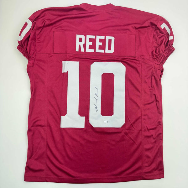 Autographed/Signed Marcel Reed Texas A&M Maroon College Jersey JSA COA