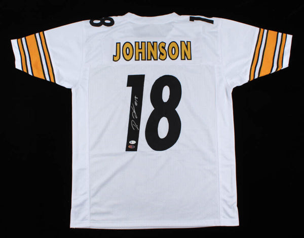 Diontae Johnson Signed Steelers Jersey (Beckett COA) Pittsburgh Wide Receiver