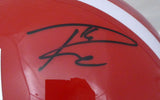 RUSSELL WILSON AUTOGRAPHED RED WISCONSIN FULL SIZE AUTHENTIC HELMET RW 178964