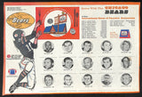 1970 Chicago Bears 15x10 Photo Paper Placemat Dick Butkus/Gayle Sayres 208968