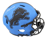 Lions Jameson Williams Signed Rave Full Size Speed Proline Helmet W/ Case BAS W