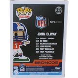 John Elway Autographed Denver Broncos Funko Pop! #332 Beckett Witness 55219