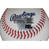 Chipper Jones Autographed Atlanta Braves OML Baseball HOF 2018 Fanatics 51699