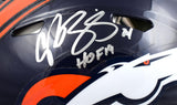 Champ Bailey Signed Broncos F/S Speed Authentic Helmet w/HOF- Beckett W Hologram