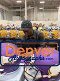 Jordan Addison Autographed Minnesota Vikings F/S Helmet Beckett Witness 51154