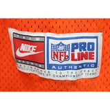 John Elway Autographed Denver Broncos Wilson Sz 44 Orange Jersey Beckett 52845