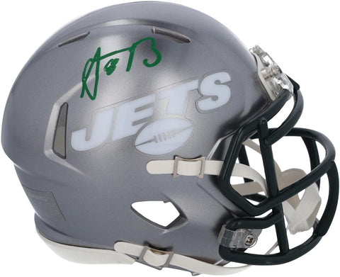 Aaron Rodgers New York Jets Signed Riddell Flash Speed Mini Helmet