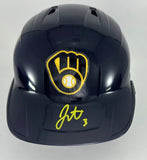 Brewers JOEY ORTIZ Signed Full Size Milwaukee Rawlings Helmet AUTO - JSA