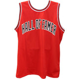 Toni Kukoc Autographed/Signed Pro Style Red Jersey HOF TRI 43519