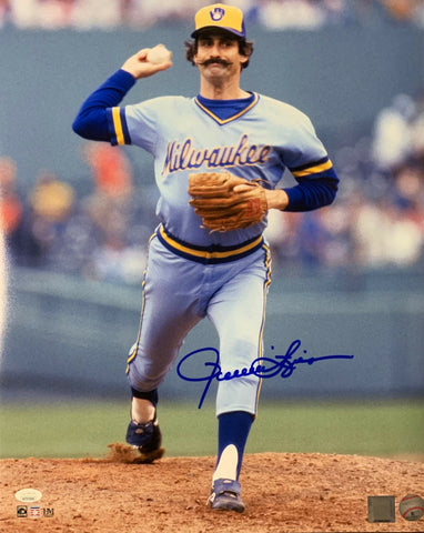 Brewers ROLLIE FINGERS Signed 16x20 AUTO Photo #9 AUTO ~ HOF - CY - MVP - JSA
