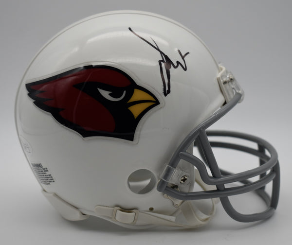 Larry Fitzgerald Arizona Cardinals Autographed/Auto Mini Helmet JSA 212258