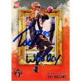Tee Higgins Autographed Gridiron Kings GK-19 Who Dey Trading Card Beckett 48917