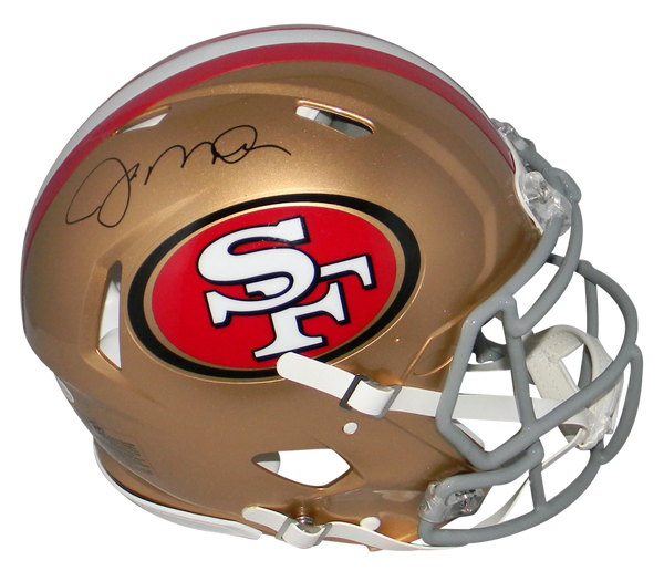 JOE MONTANA SIGNED SAN FRANCISCO 49ERS FULL SIZE SPEED AUTHENTIC HELMET BECKETT