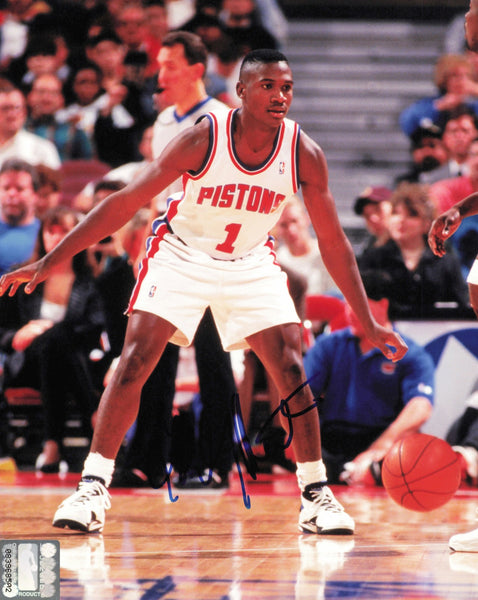 Lindsey Hunter Autographed Signed 8x10 Photo Detroit Pistons SKU #246019