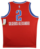 Thunder Shai Gilgeous-Alexander Signed Orange Nike Swingman Jersey BAS #BV70417