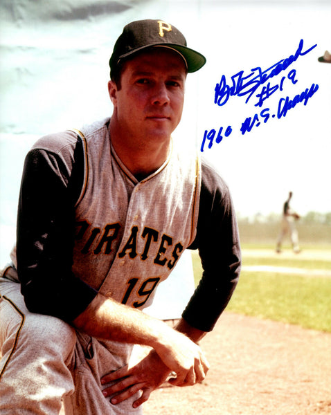 Pirates Pitcher BOB FRIEND (d) Signed 8x10 Photo #2 AUTO w/ "1960 WS Champ"