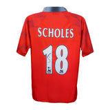 Paul Scholes Signed Manchester City F. C. Jersey (Beckett) England National Team