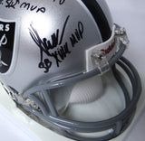 Allen, Biletnikoff, Plunkett Autographed Raiders Speed Mini Helmet w/ SB MVP -