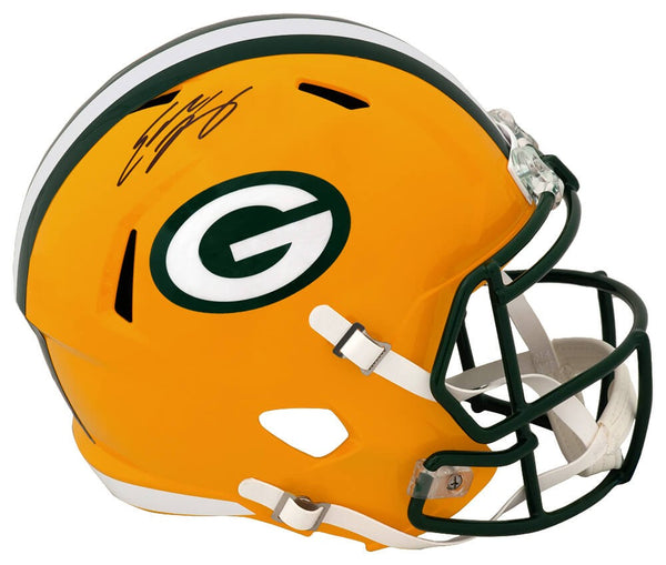 Eddie Lacy Signed Packers Riddell Full Size Speed Replica Helmet -(SCHWARTZ COA)