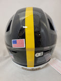 TROY POLAMALU SIGNED PITTSBURGH STEELERS SPEEDFLEX AUTHENTIC HELMET BECKETT
