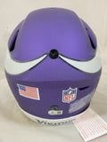 JJ McCARTHY SIGNED MINNESOTA VIKINGS F/S SPEEDFLEX AUTHENTIC HELMET BECKETT