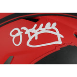 Jim Kelly Autographed Buffalo Bills Rave Mini Helmet Beckett Witness 50264