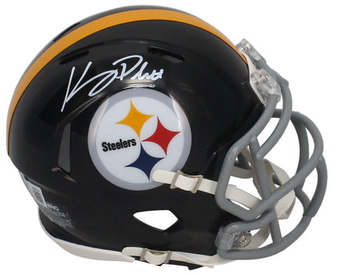 Kenny Pickett Autographed Steelers Throwback Speed Mini Helmet Beckett