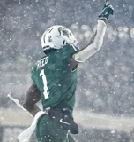 Jayden Reed Signed Michigan State Spartans Jersey (JSA) Packers Wide Receiver