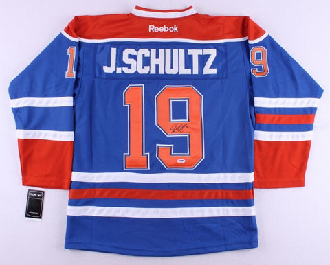 Justin Schultz Signed Edmonton Oilers Jersey (PSA COA)