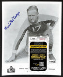 Morris Red Badgro Official Pro Football HOF Auto/Signed 8x10 Photo JSA BA201944
