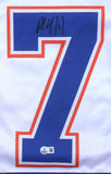 Paul Coffey Signed Edmonton Oilers Custom Style Jersey (Beckett) 4xStanley Cup