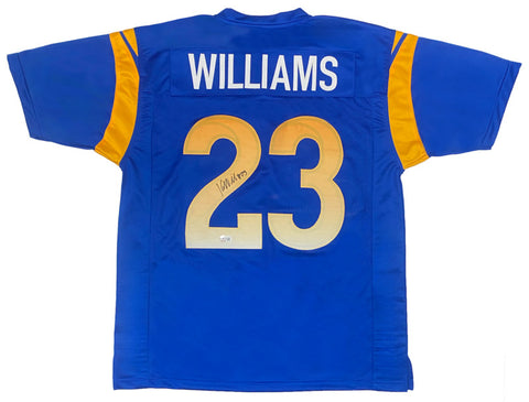 Kyren Williams Autographed Los Angeles Rams Custom Jersey Beckett