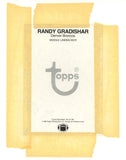 Randy Gradishar Signed Denver Broncos Matted Topps 1980 Card BAS 45009