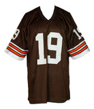 Bernie Kosar Signed Custom Brown Pro Style Football Jersey BAS ITP