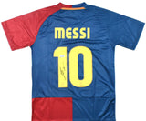 Lionel Messi Signed FC Barcelona Home Soccer Jersey #10 - Beckett Hologram