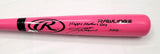 Jim Thome Signed Rawlings Pink Bat Indians White Sox W/Happy Mothers Day BAS