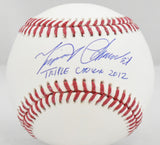 Miguel Cabrera Signed Rawlings OML Baseball Triple Crown 2012 - Beckett W Holo